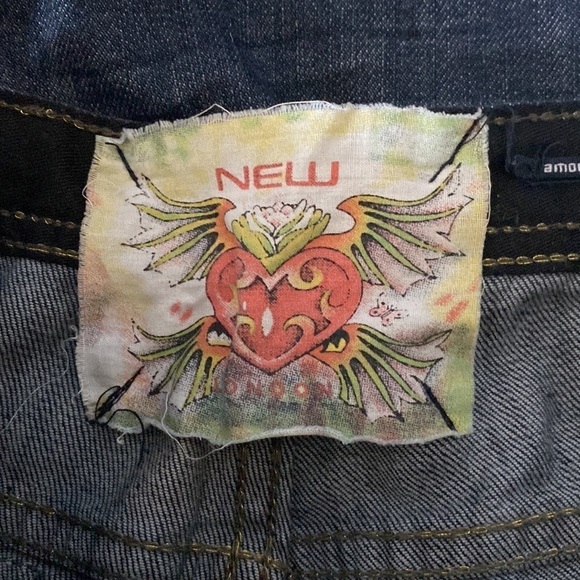 New London Amoureusement By Anthony Frym Relaxed Straight Leg Jeans - Picture 11 of 14